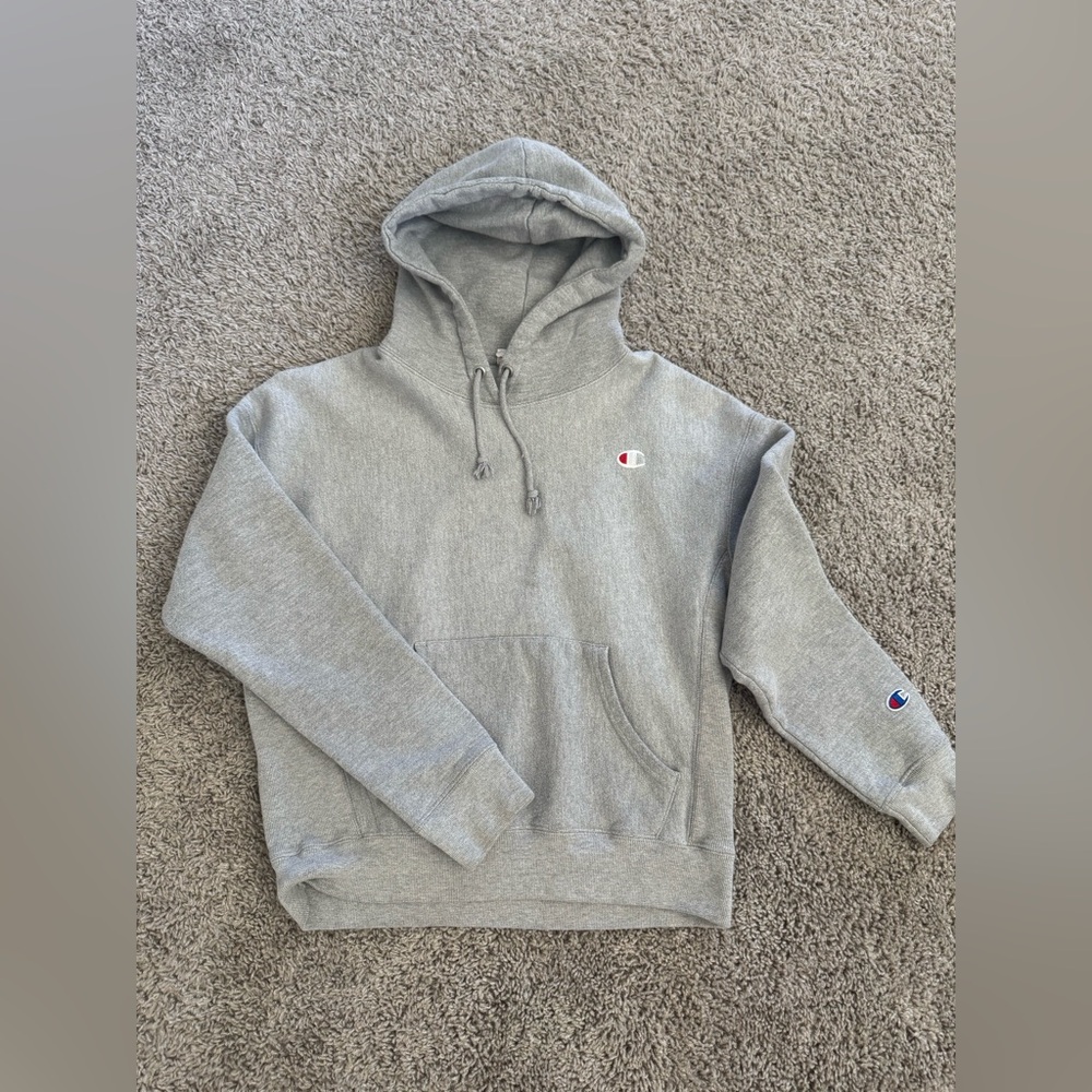 Champion Gray Hoodie Jacket